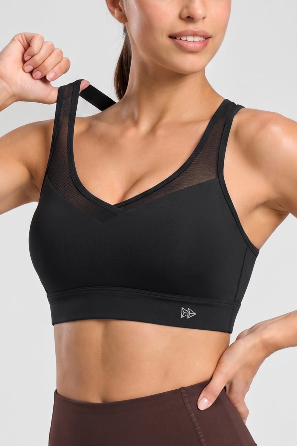 Shift™ Adjustable-Strap Airflow Sports Bra | High Support with Breathable Mesh for Running, HIIT & Training