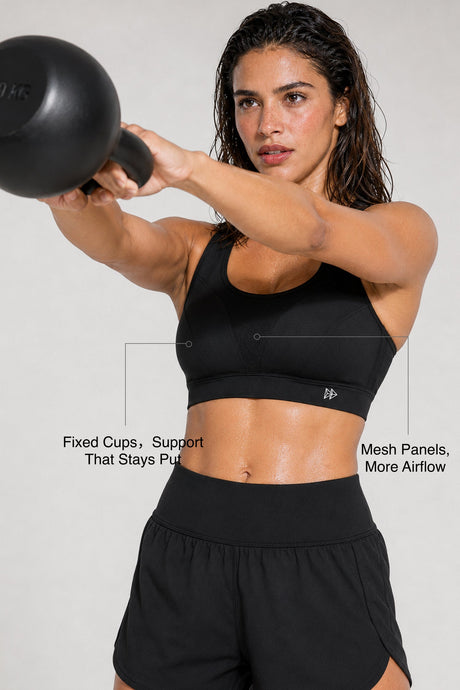 Shift™ Breathable Adjustable Support Padded Bra | Women's Medium Support Sports Bra