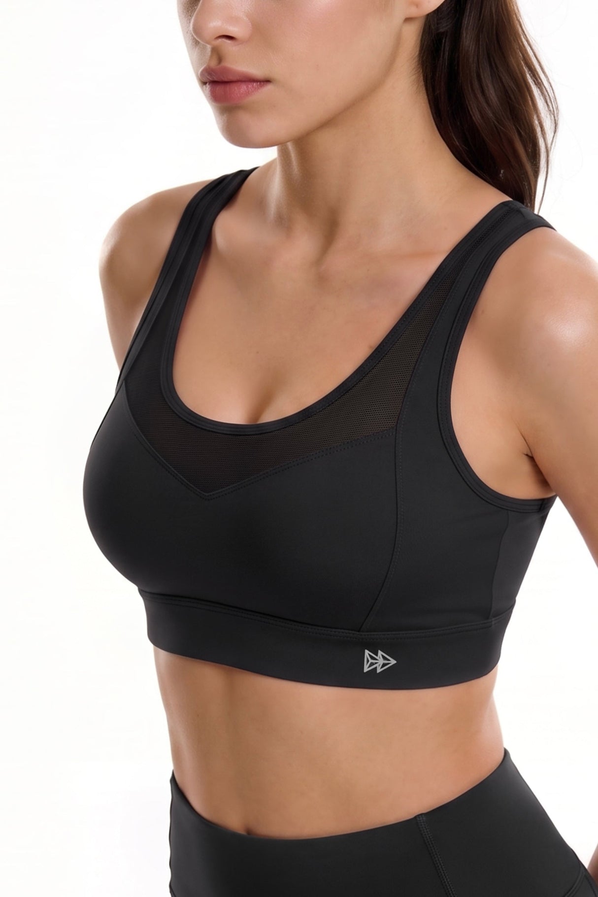 Power™ Breathable Cutout Sports Bra with Hook Closure | High Support for Running, HIIT & Training