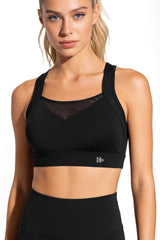 Power™ Racerback Breathable Full-Coverage Sports Bra | High-Impact Support for Running, Gym & Training
