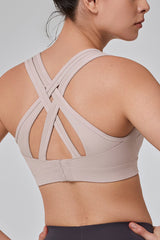 Power™ Cross Back Padded Running Bra | Women's High Support Sports Bra