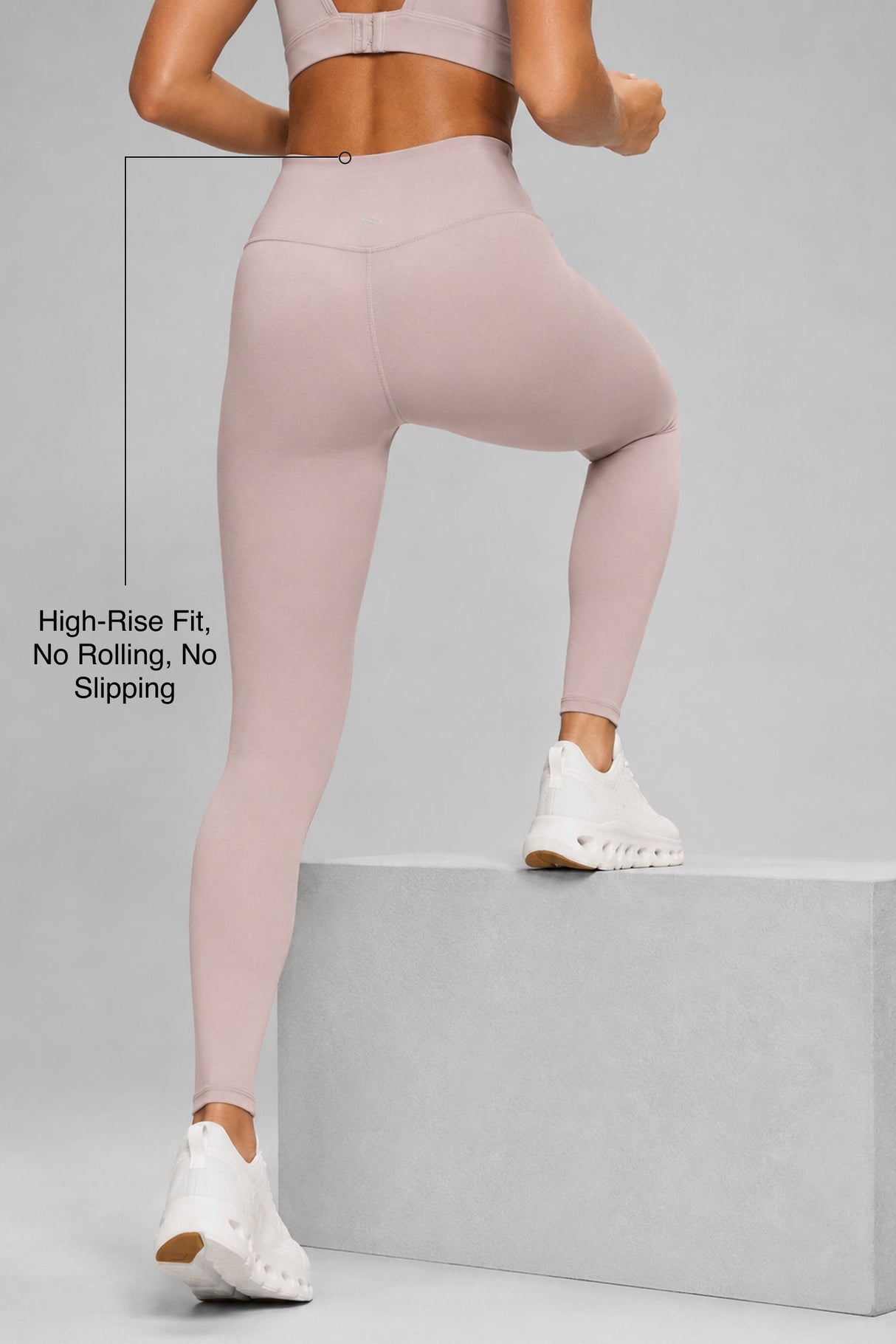 Echo™ Supportive Sustainable 27 Inches Leggings | High-Impact Leggings Best For Running, HIIT & Training