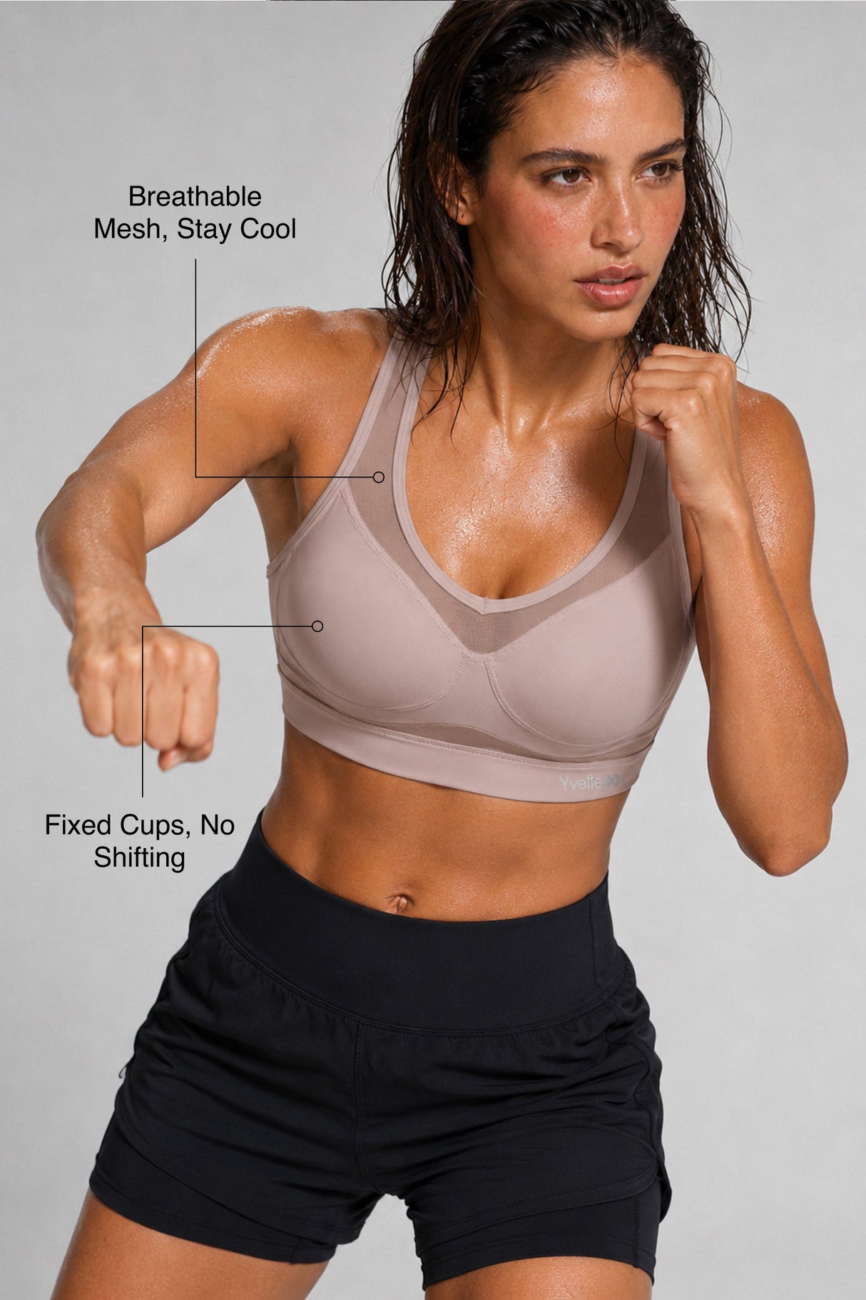 Shift™ Breathable Racerback High-Support Bra | High-Impact Support Best For Running, HIIT & Training