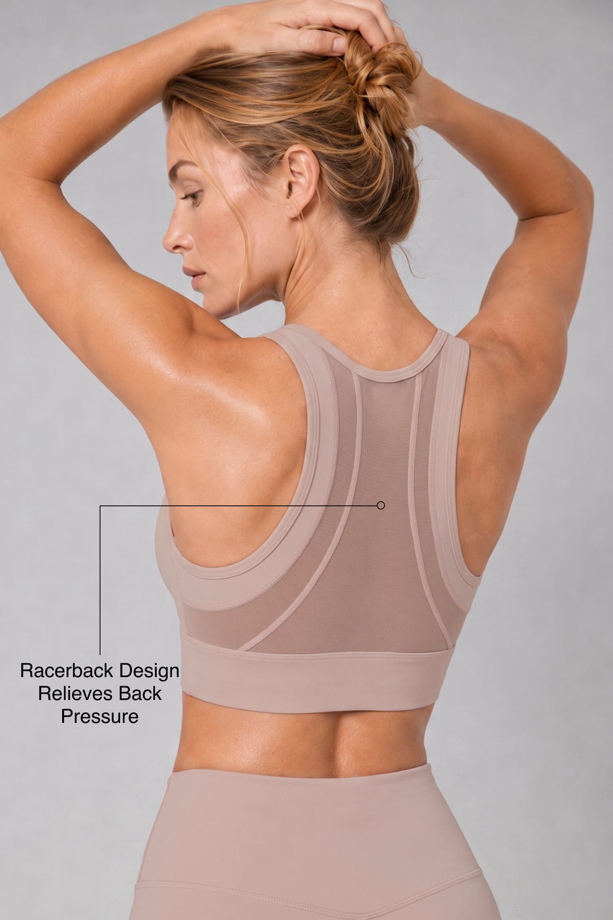 Sculpt™ Zip-Front Full-Back Mesh Racerback Sports Bra | High-Impact Support for Running, Gym & Training