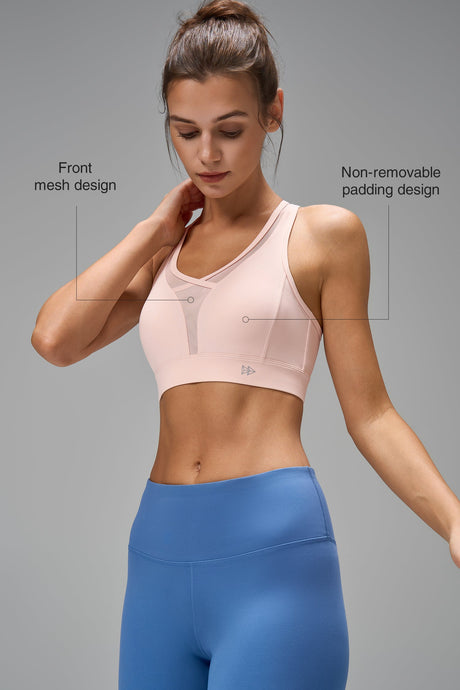 Power™ Adjustable Breathable Comfortable Running Bra | Women's High Support Sports Bra