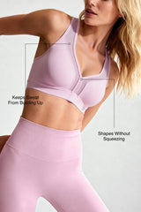 Power™ Adjustable Cross-Back Sports Bra | High-Impact Bounce Control Without Flattening for Running, HIIT & Training