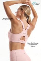 Power™ Adjustable Crisscross Straps With Mesh Sports Bra | High Support  for Running, HIIT & Training