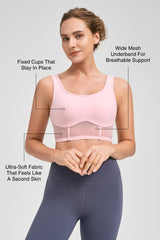 Anywhere™ Breathable Light-Support Yoga Bra with Sewn-In Pads | Women's Light Support Sports Bra