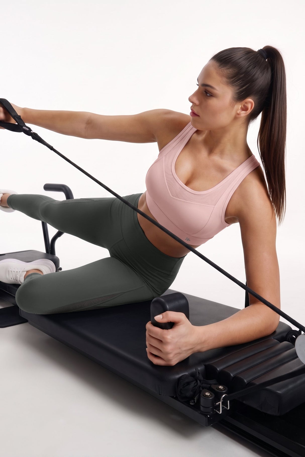 Power™ Breathable Cutout Sports Bra with Hook Closure | High Support for Running, HIIT & Training