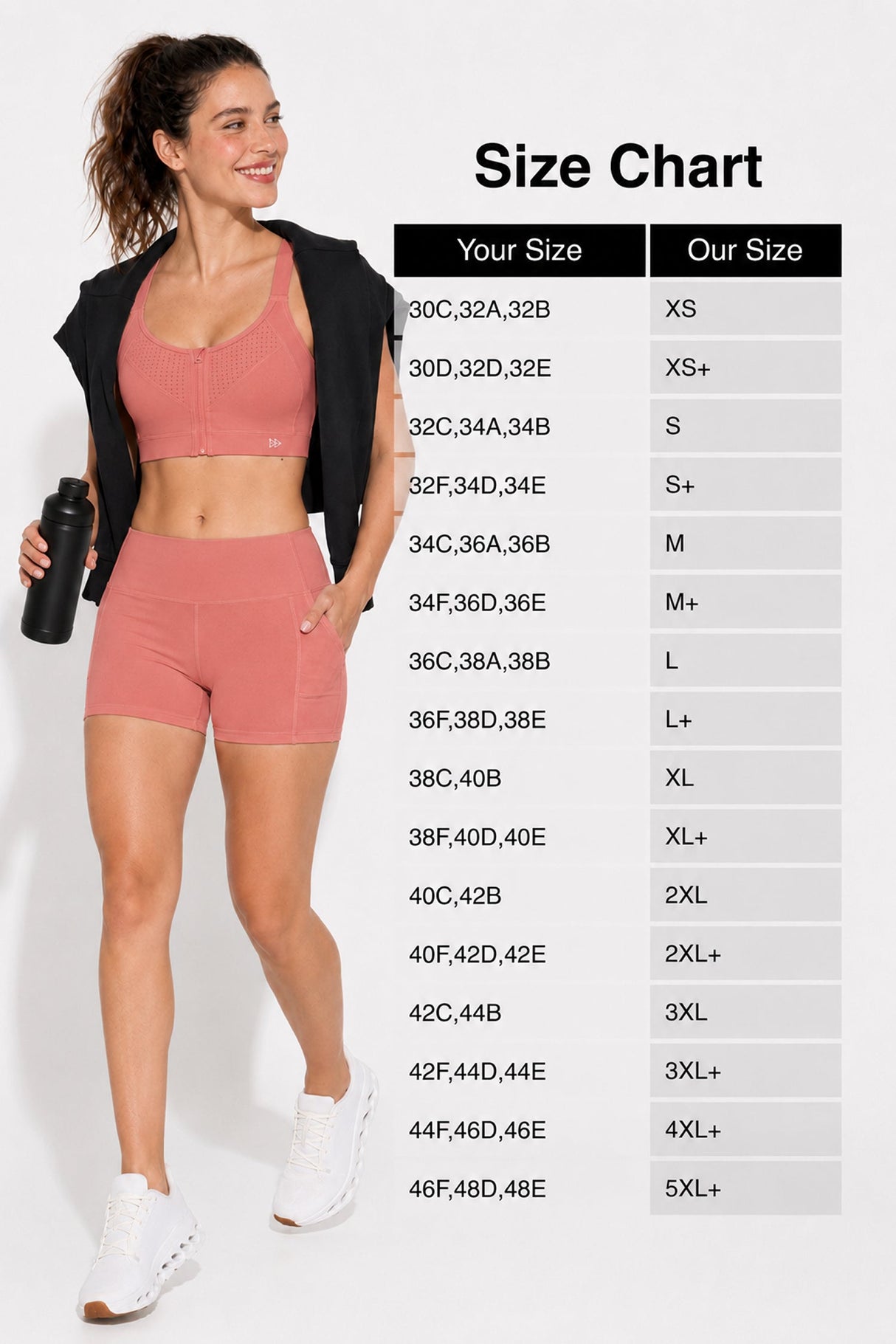 Power™  Soft Adjustable High-Support Mesh Running Bra | Women's High Support Sports Bra