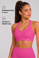 Power™ Adjustable Crisscross Padded Running Bra | Women's High Support Sports Bra
