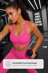 Power™ Adjustable Crisscross Padded Running Bra | Women's High Support Sports Bra