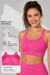 Power™  Soft Adjustable High-Support Mesh Running Bra | Women's High Support Sports Bra