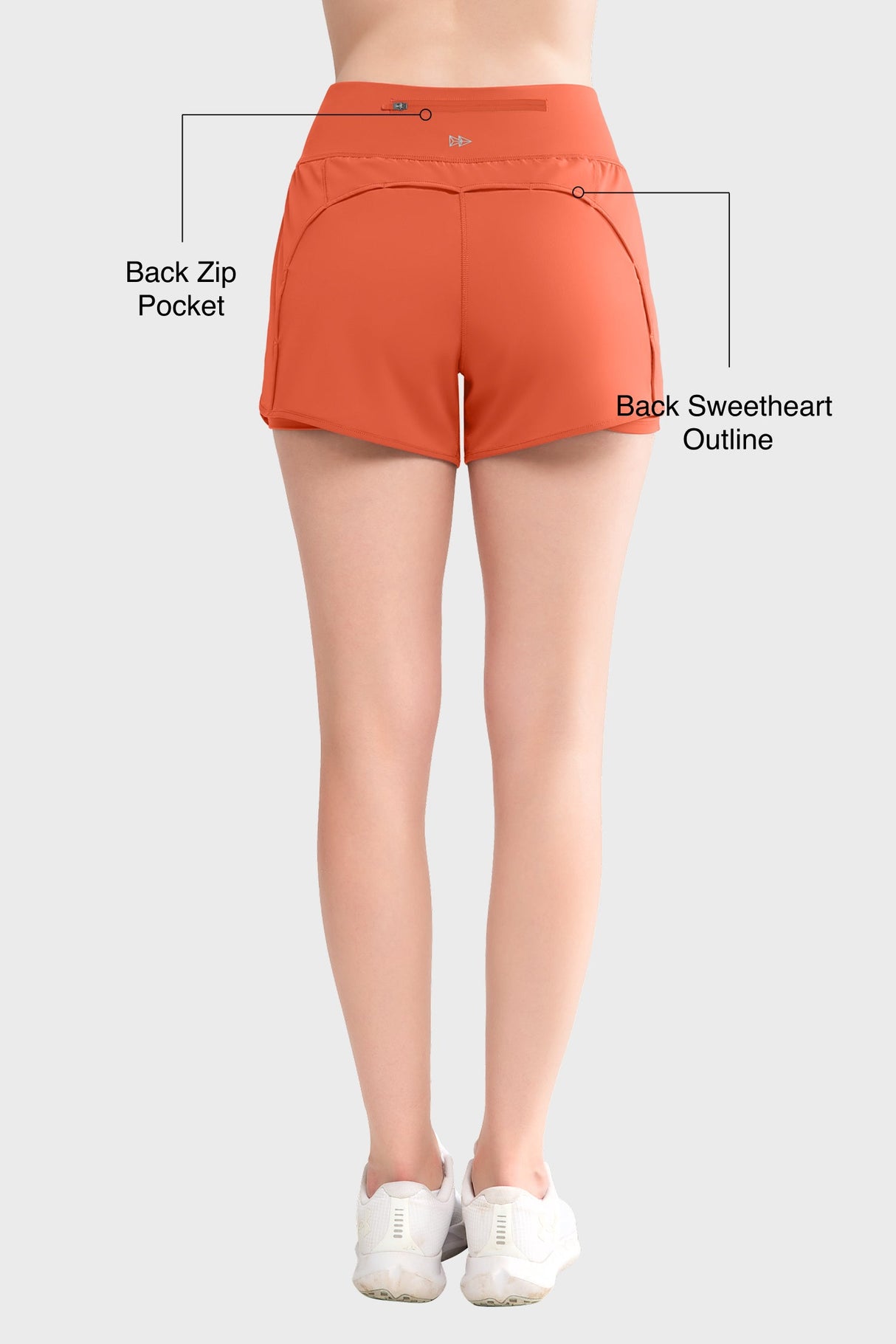 Shift™ Quick Dry Inner Mesh Workout Shorts with Pocket 3.5''| Women's Running Shorts