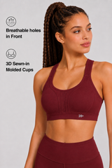 Power™ Adjustable Crisscross Padded Running Bra | Women's High Support Sports Bra