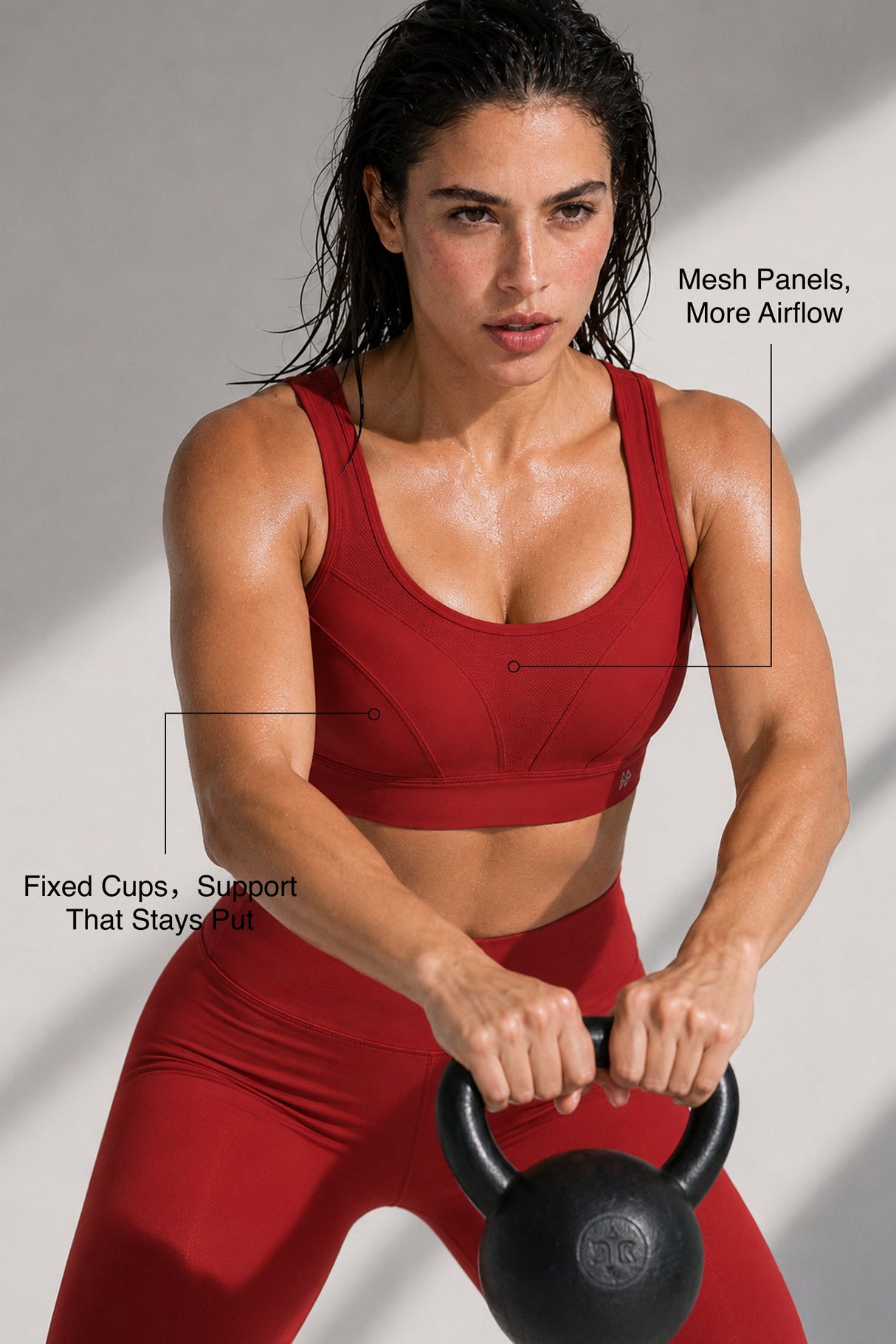 Shift™ Breathable Adjustable Support Padded Bra | Women's Medium Support Sports Bra