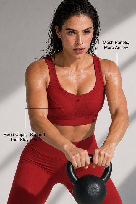 Shift™ Breathable Adjustable Support Padded Bra | Women's Medium Support Sports Bra