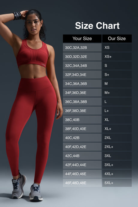 Power™ Cross Back Padded Running Bra | Women's High Support Sports Bra