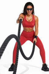 Sculpt™ Racerback Full-Coverage Breathable Sports Bra | High Support with Bounce Control & Mesh for Running, HIIT & Training