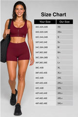 Enfold™ Front-Zip Breathable Racerback Sports Bra | High-Impact Support for Running, HIIT & Training