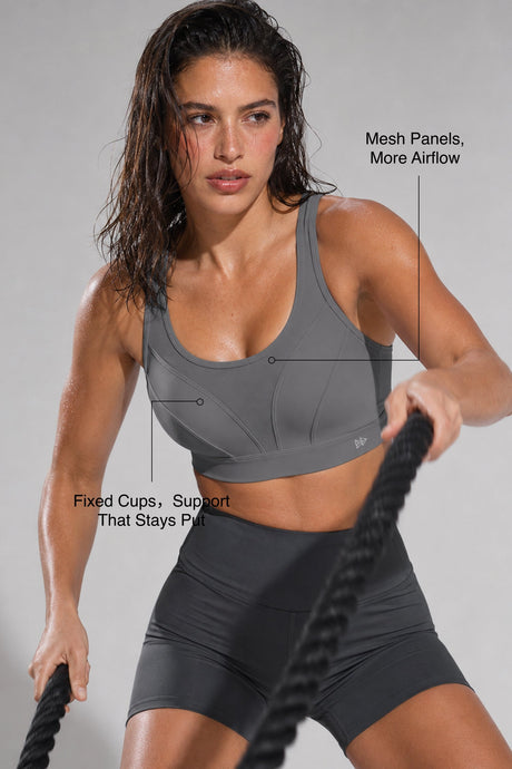 Shift™ Breathable Adjustable Support Padded Bra | Women's Medium Support Sports Bra