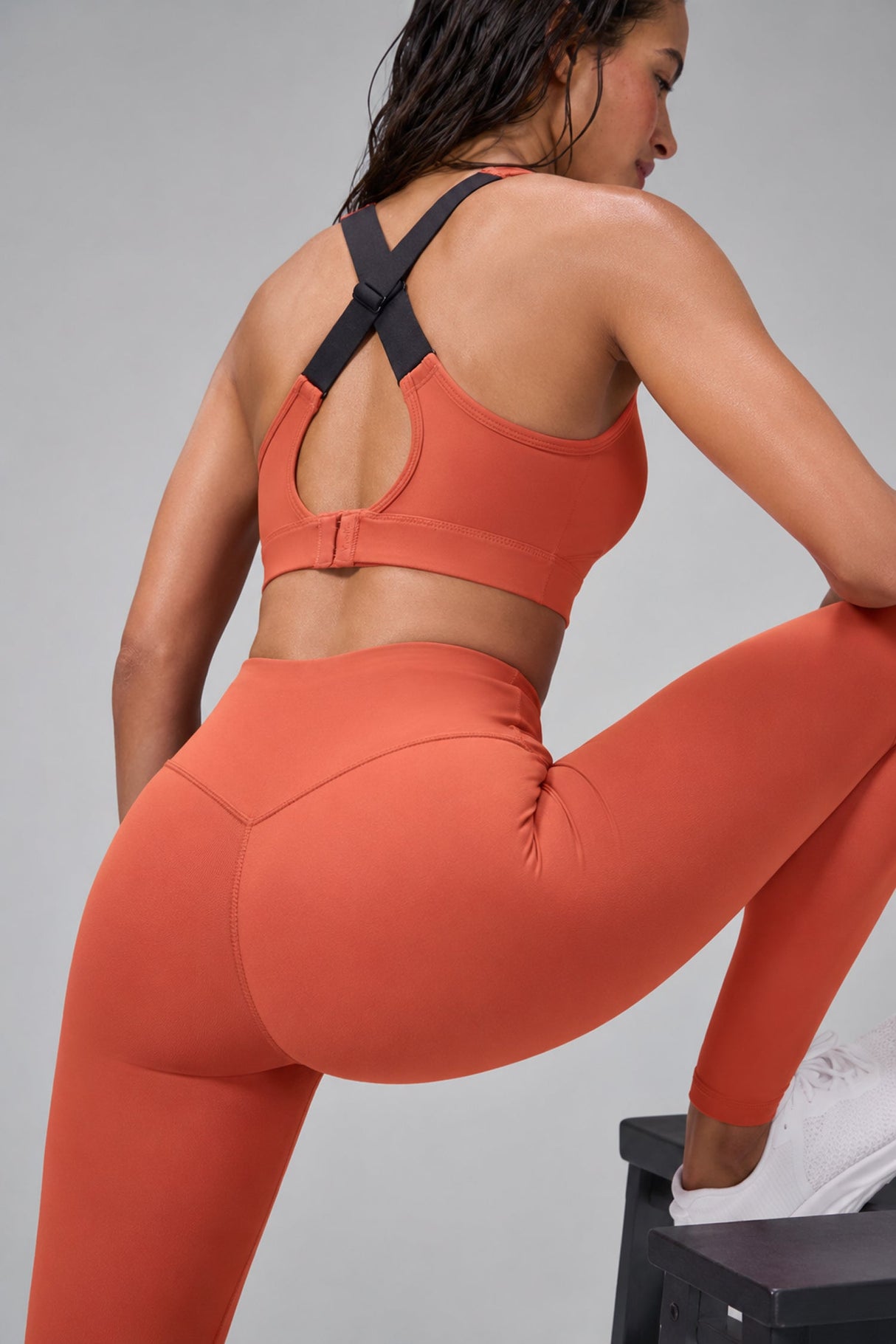 Echo™ Supportive Sustainable 27 Inches Leggings | High-Impact Leggings Best For Running, HIIT & Training
