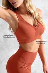 Power™ Adjustable Cross-Back Sports Bra | High-Impact Bounce Control Without Flattening for Running, HIIT & Training