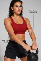 Shift™ Breathable Adjustable Support Padded Bra | Women's Medium Support Sports Bra