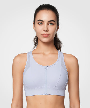 Zip-Front Sports Bra