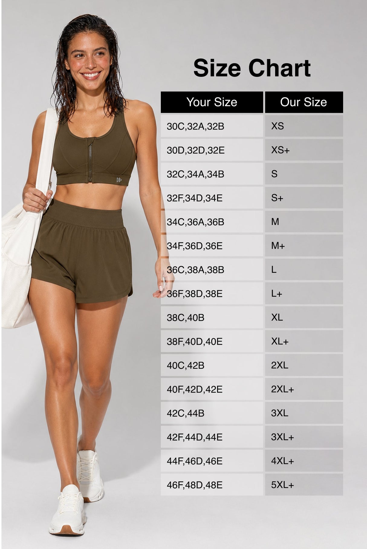 Enfold™ Front-Zip Breathable Racerback Sports Bra | High-Impact Support for Running, HIIT & Training