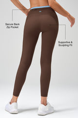 High Waist Pocket Fitness Gym Leggings 25 Inch| Women's High Support Leggings