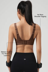 Shift™ Adjustable-Strap Sustainable Sports Bra | Medium Support with Breathable Mesh for Running, HIIT, Yoga & Training