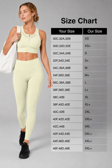 Sculpt™ Zip-Front Full-Back Mesh Racerback Sports Bra | High-Impact Support for Running, Gym & Training