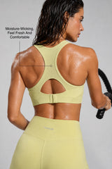Sculpt™ Racerback Full-Coverage Breathable Sports Bra | High Support with Bounce Control & Mesh for Running, HIIT & Training