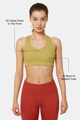 Power™ Cross Back Padded Running Bra | Women's High Support Sports Bra