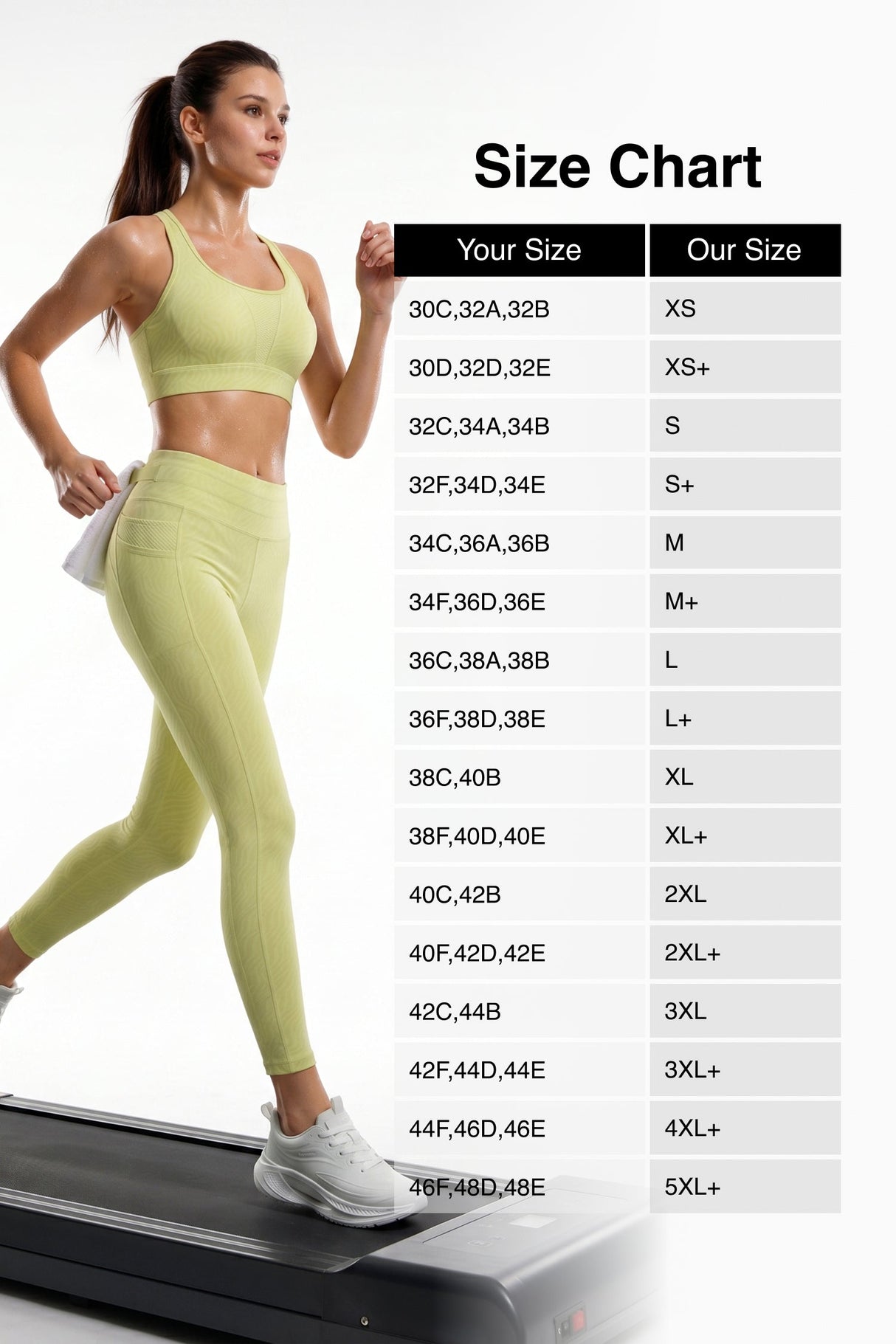 Power™ Racerback Double-Strap Jacquard Sports Bra | High-Impact Support with Full Coverage for Running, HIIT, Yoga & Training