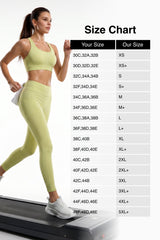 Power™ Racerback Double-Strap Jacquard Sports Bra | High-Impact Support with Full Coverage for Running, HIIT, Yoga & Training