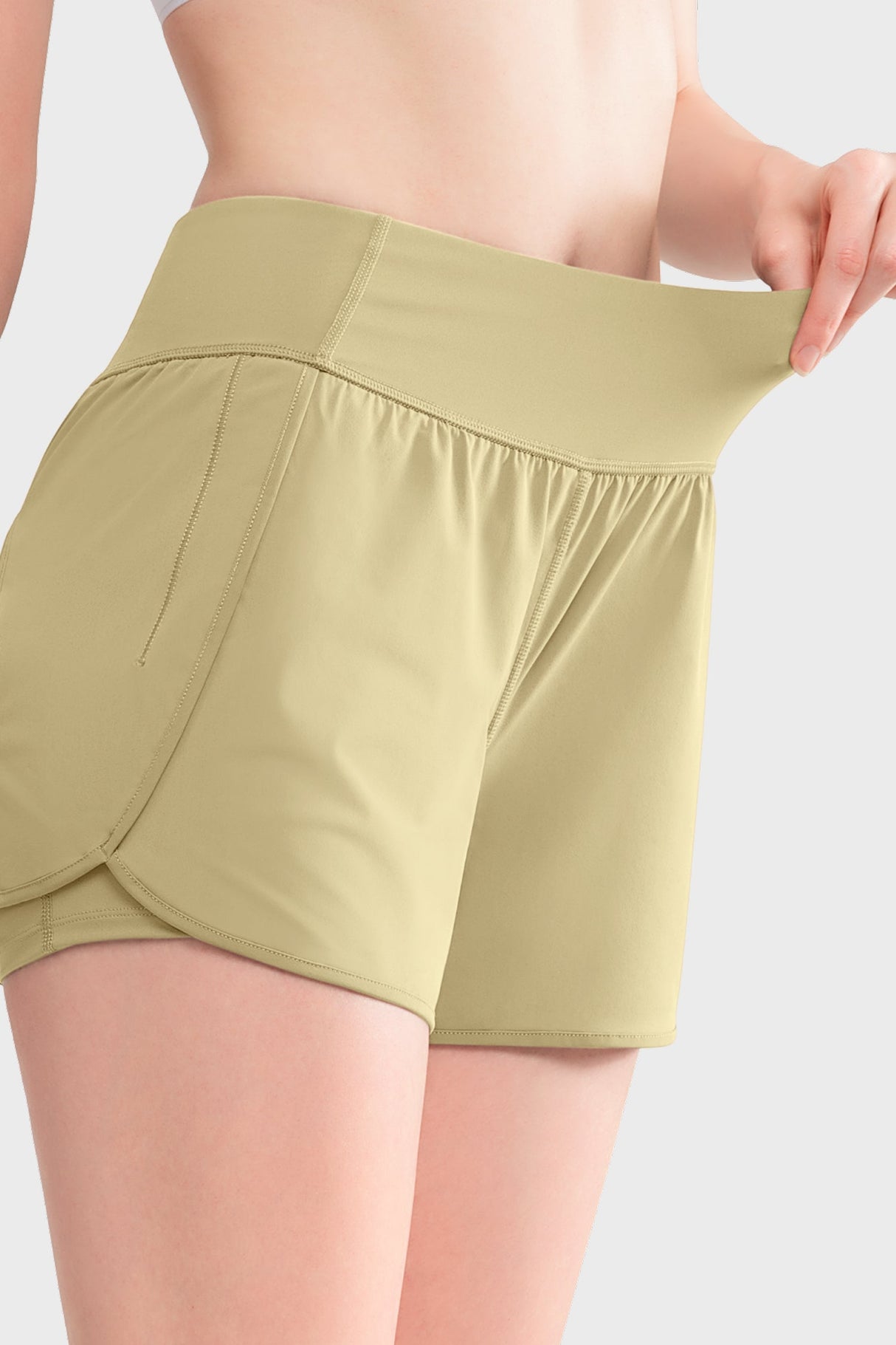 Shift™ Quick Dry Inner Mesh Workout Shorts with Pocket 3.5''| Women's Running Shorts