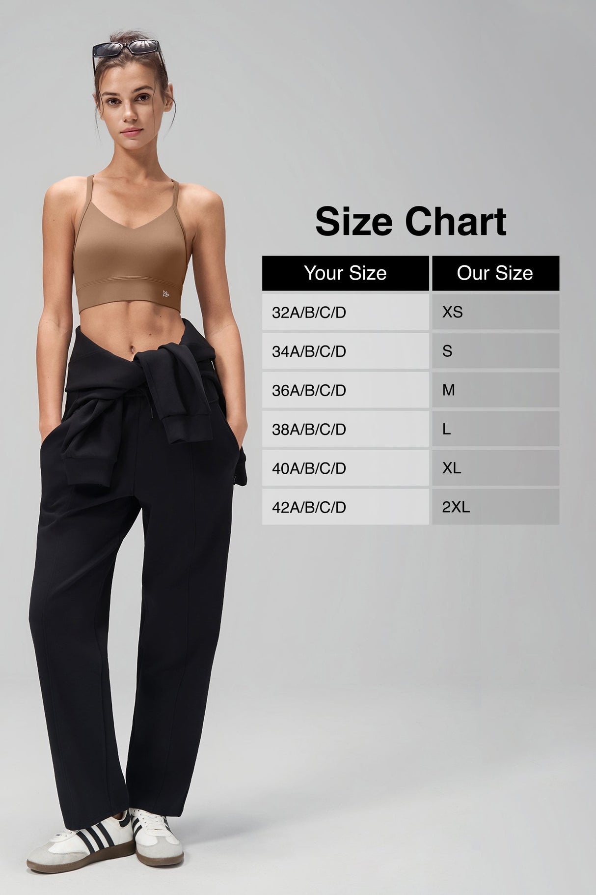 Anywhere™ Y-Back Design Sewn-in Pads Yoga Bra | Women's Light Support Sports Bra