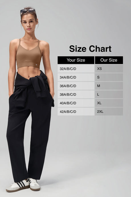 Anywhere™ Y-Back Design Sewn-in Pads Yoga Bra | Women's Light Support Sports Bra