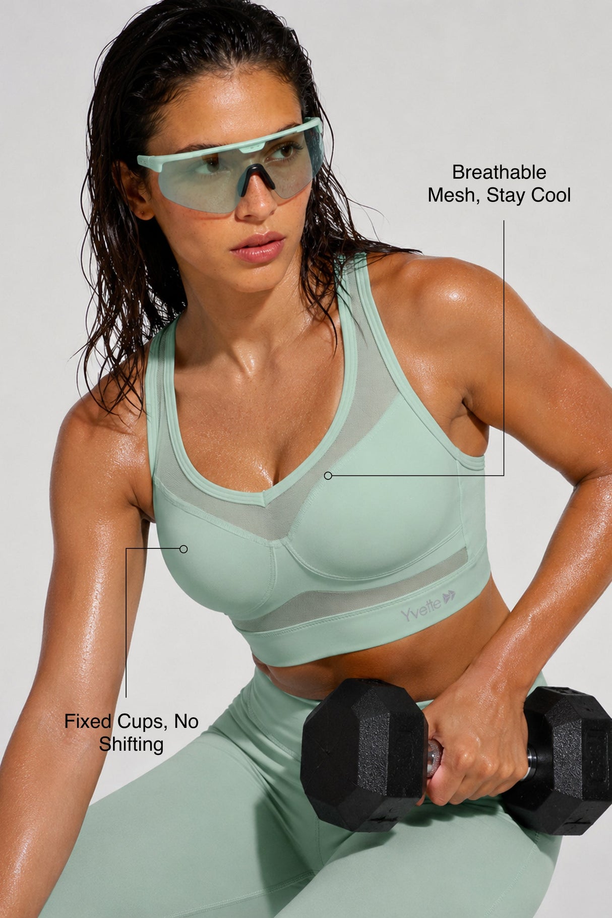 Shift™ Breathable Racerback High-Support Bra | High-Impact Support Best For Running, HIIT & Training