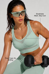 Shift™ Breathable Racerback High-Support Bra | High-Impact Support Best For Running, HIIT & Training