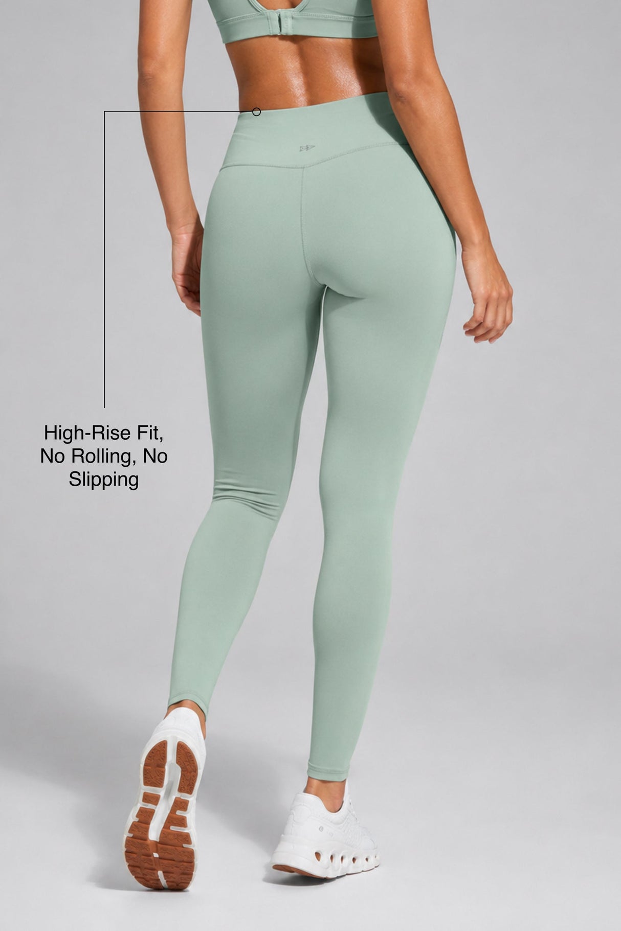 Echo™ Supportive Sustainable 27 Inches Leggings | High-Impact Leggings Best For Running, HIIT & Training