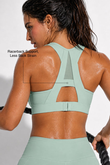 Shift™ Breathable Racerback High-Support Bra | High-Impact Support Best For Running, HIIT & Training