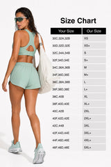 Sculpt™ Racerback Full-Coverage Breathable Sports Bra | High Support with Bounce Control & Mesh for Running, HIIT & Training