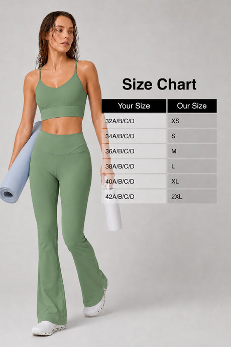 Echo™ V-Neck Ribbed Padded Yoga Bra | Women's Light Support Sports Bra