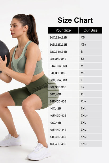 Power™ Breathable Racerback Fixed Cups High Impact Bra | Women's High Support Sports Bra