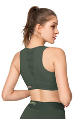 Echo™ Breathable Zip-Front Sustainable High-Support Bra | High-Impact Support Best For Running, HIIT & Training
