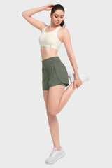 Shift™ Quick Dry Inner Mesh Workout Shorts with Pocket 3.5''| Women's Running Shorts