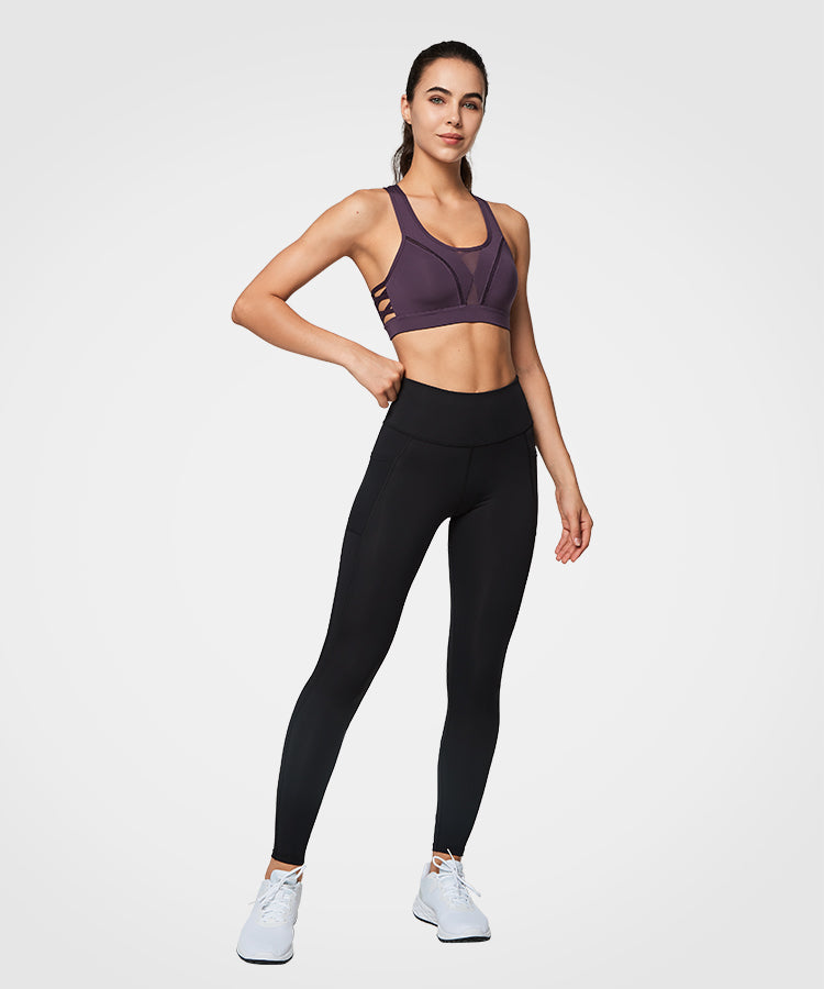 Power High Waist Mesh Pockets Running Leggings 26